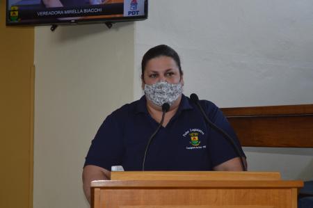 Vereadora solicita placas de sinalização próximo a Escola nas Minas do Camaquã