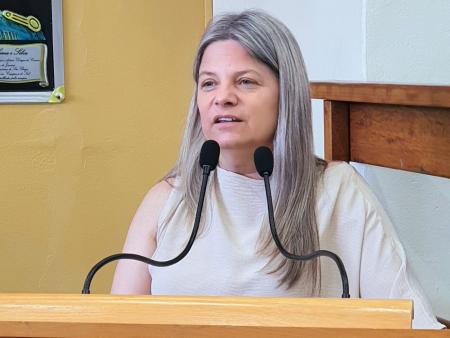 Jussarete Vargas abordou a necessidade de banheiros públicos municipais