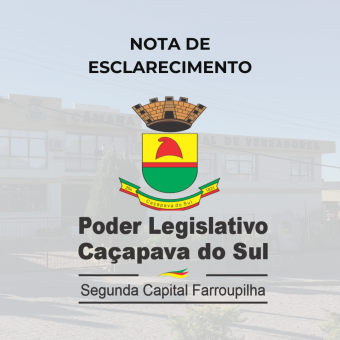 NOTA OFICIAL DO PODER LEGISLATIVO SOBRE DESCABIDAS ILAÇÕES DE CENSURA 