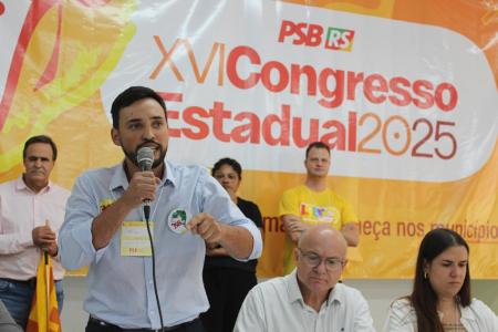Vereador é eleito presidente estadual da Juventude Socialista Brasileira