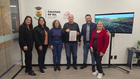 Comissão organizadora da Festa de Santa Bárbara visita vereador