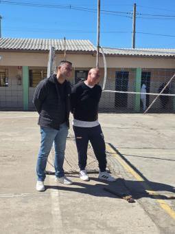 Escola Municipal Nossa Senhora das Graças recebe cobertura na quadra poliesportiva