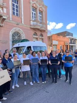 Vereadores participam de entrega de veículos e equipamentos para a Saúde em Caçapava do Sul